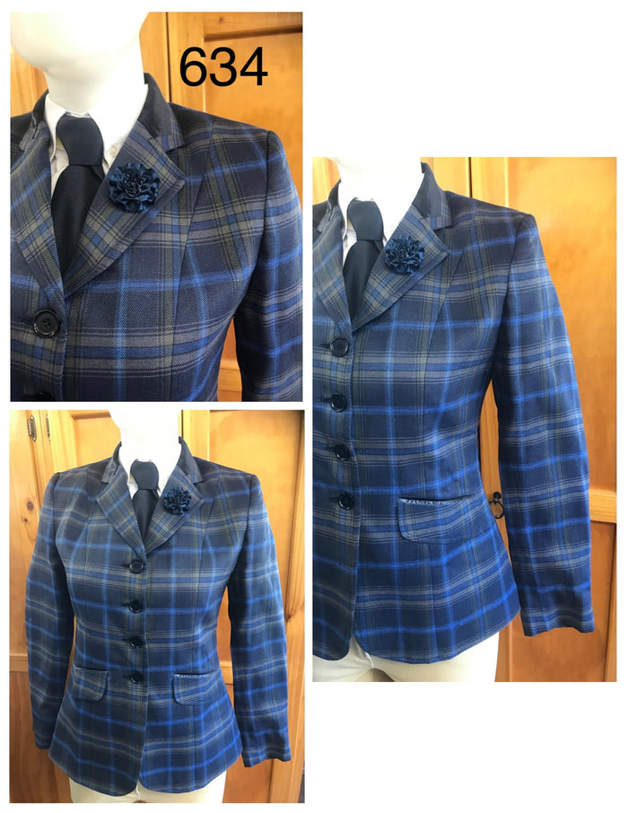 Blue, Navy & Grey Adults Show Hunter Jacket (634)