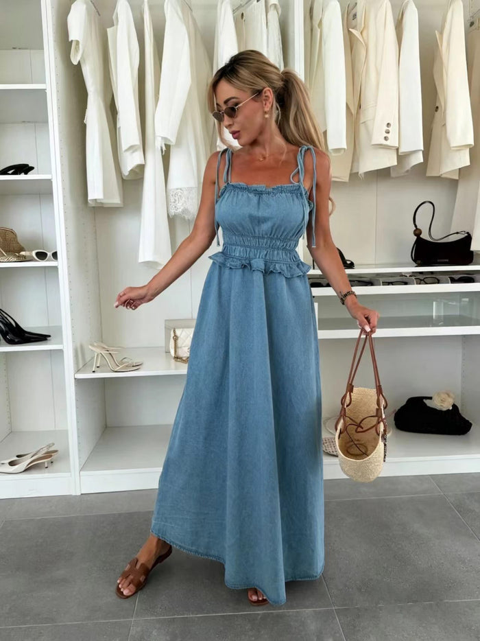 Bohic Maxi Dress - Blue