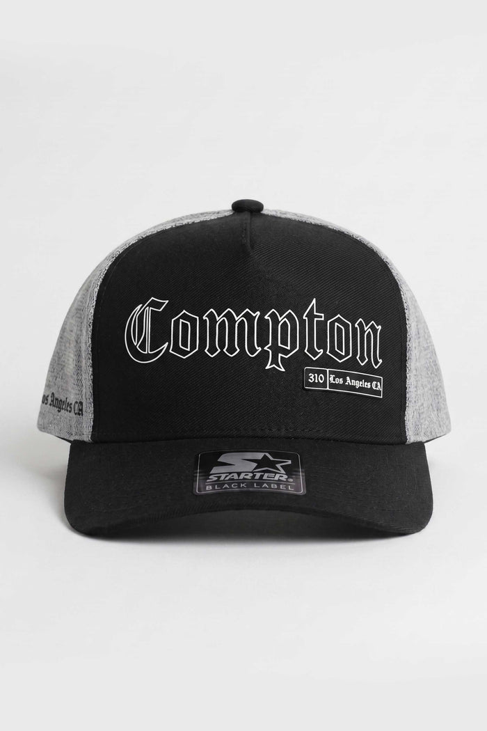 Boné Aba Curva Collab Starter X Compton 310 Cinza