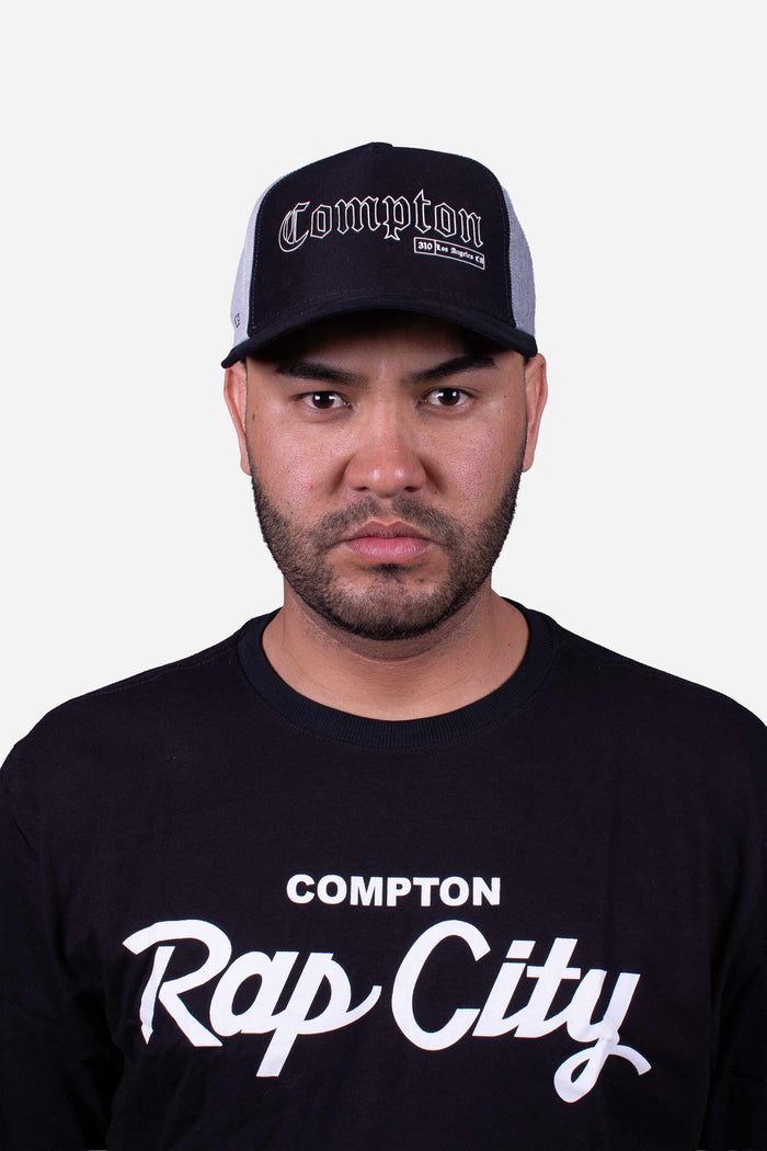 Boné Aba Curva Collab Starter X Compton 310 Cinza - COMPTON