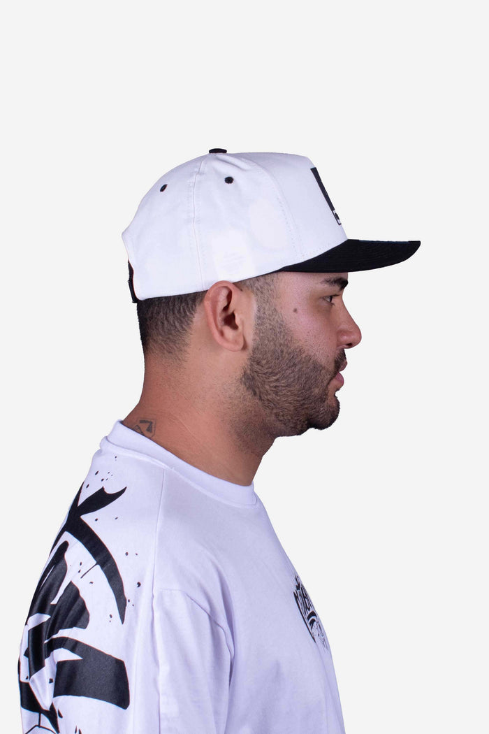 Boné Aba Curva Collab Starter X Compton Click Ninety9 Off White - COMPTON