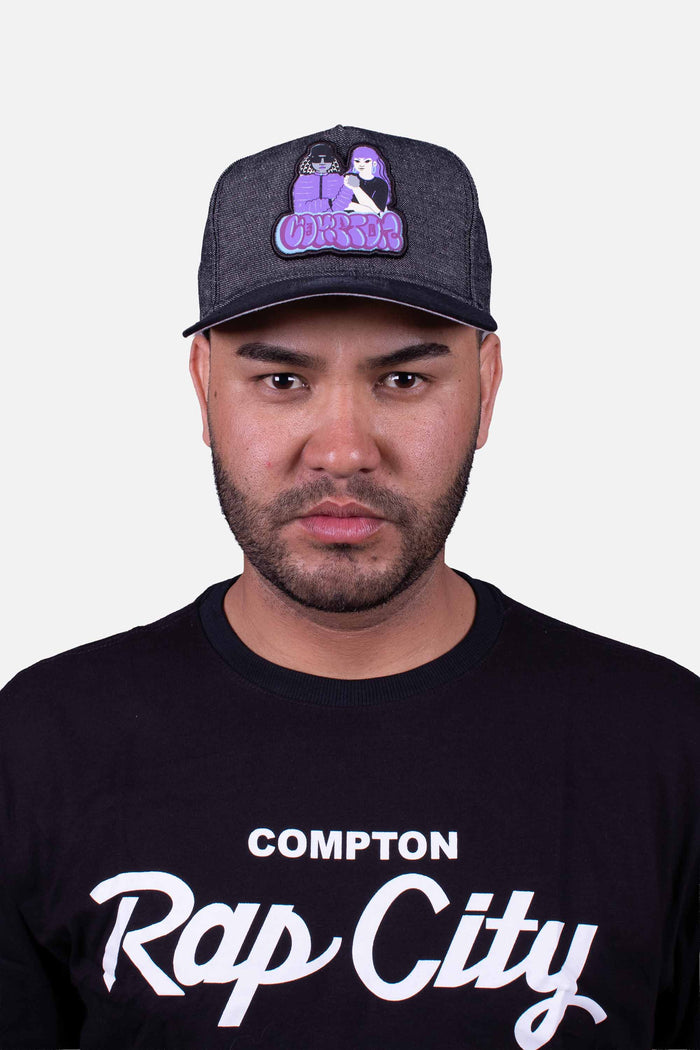 Boné Aba Curva Collab Starter X Compton X Pinkill Cinza - COMPTON