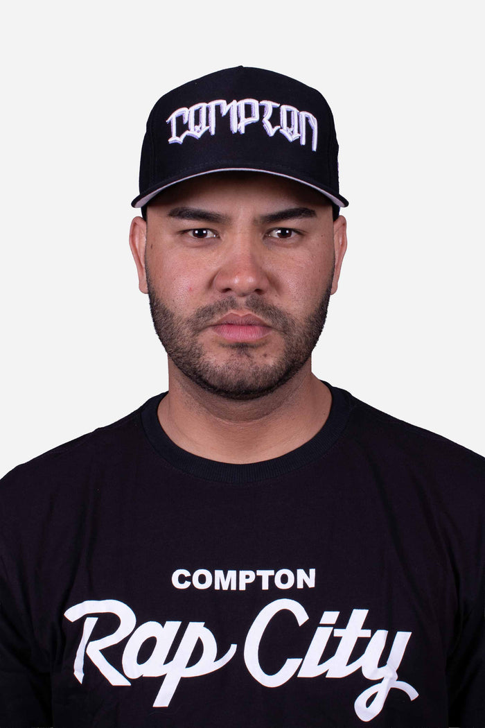 Boné Aba Curva Collab Starter X Compton X Pinkill Preto - COMPTON