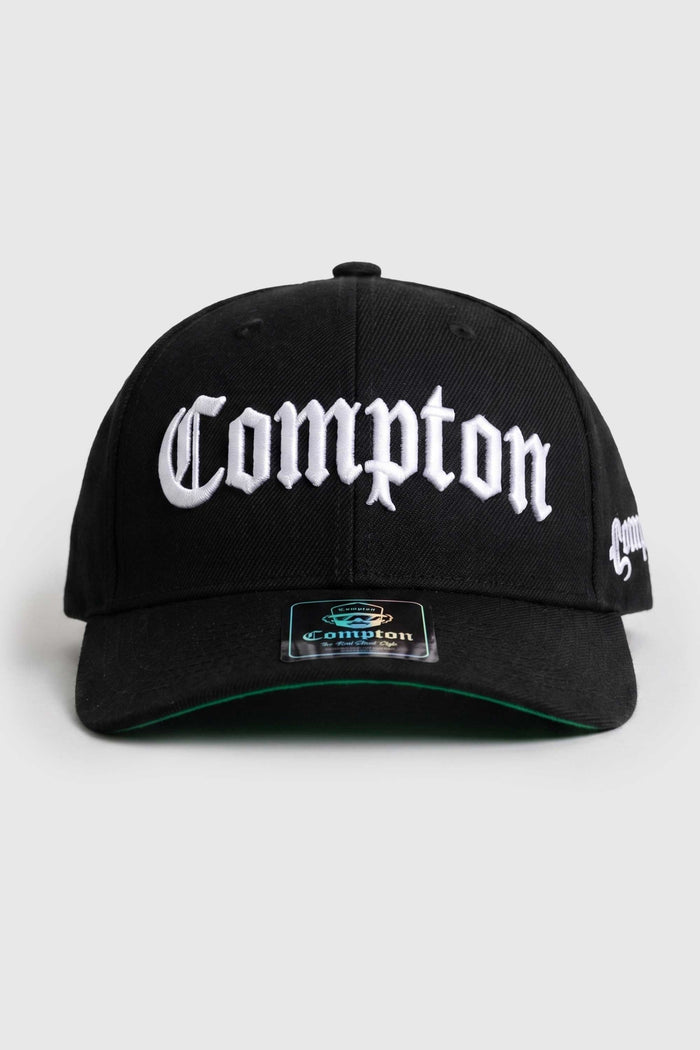 Boné Aba Curva Snapback Compton Clássico - Preto