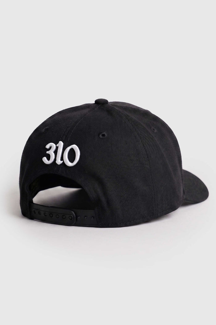 Boné Aba Curva Snapback Compton Clássico - Preto
