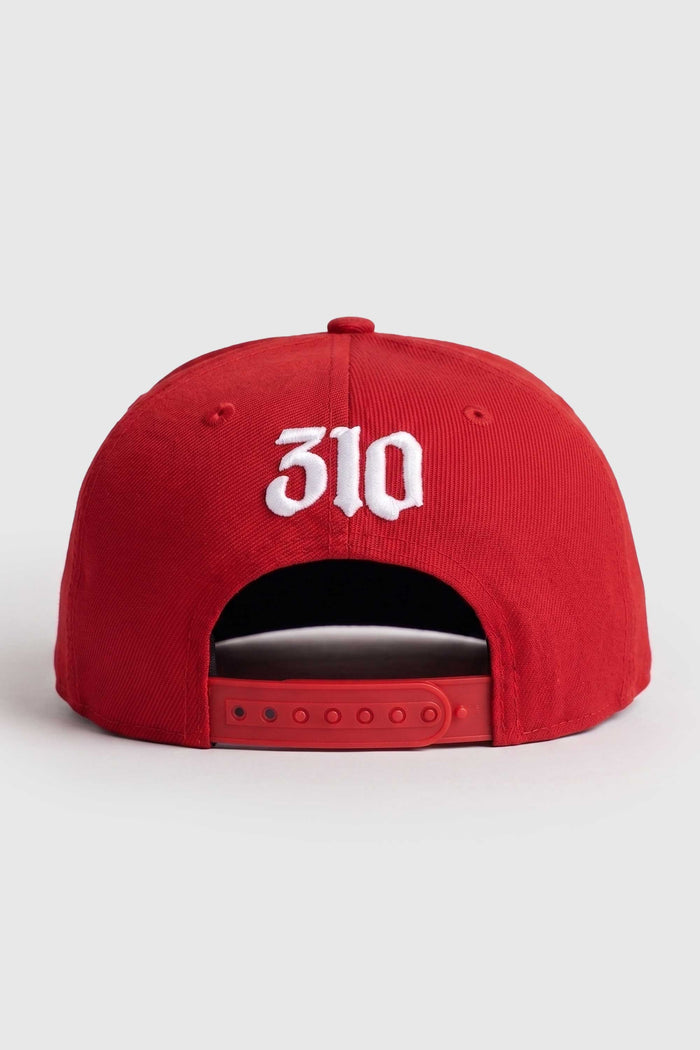 Boné Aba Curva Snapback Compton Clássico - Vermelho