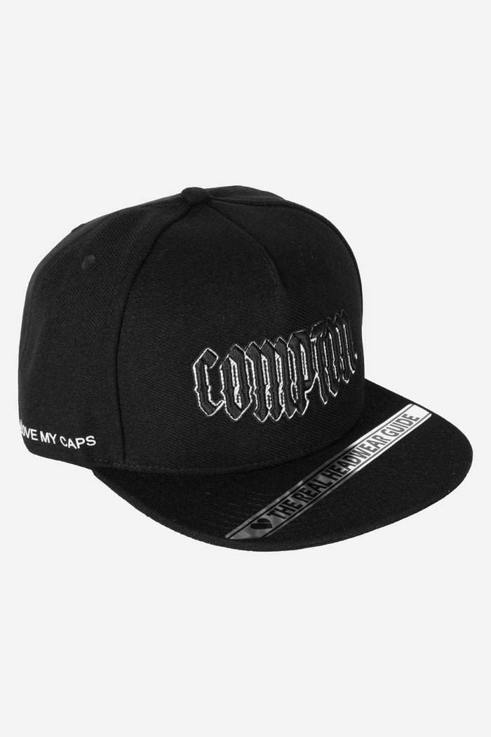 Boné Aba Reta Collab I Love My Caps X Compton Preto - COMPTON