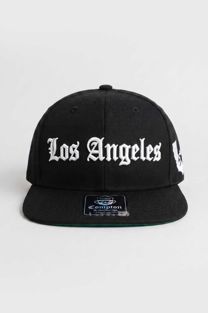 Boné Aba Reta Los Angeles Compton California - Preto