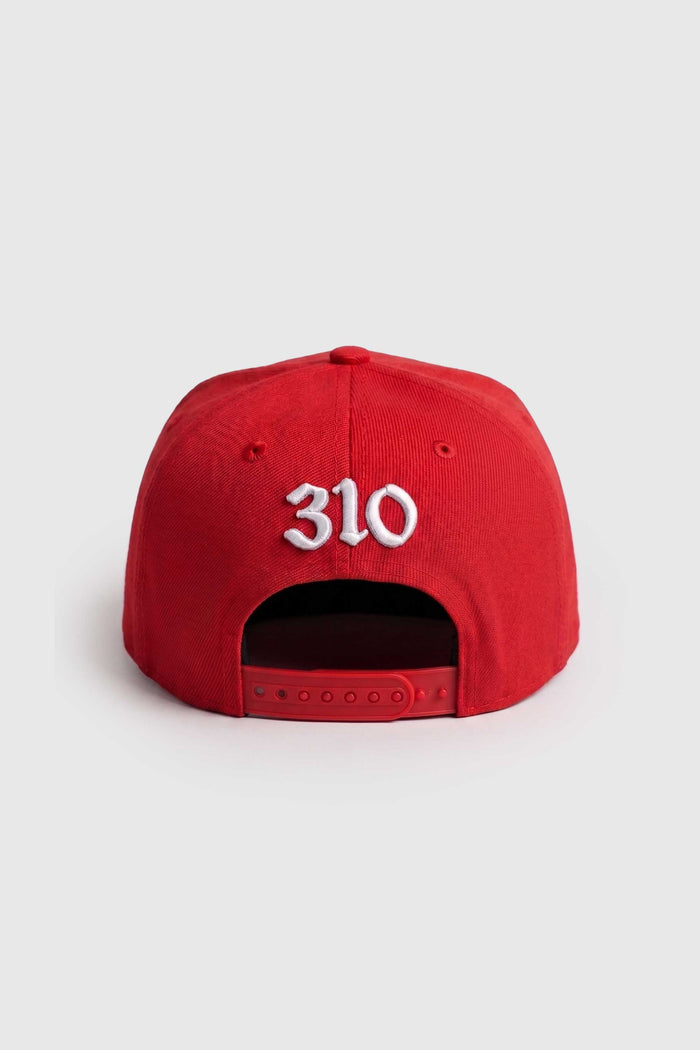 Boné Aba Reta Snapback Clássico Vermelho - Bordado Alto Relevo