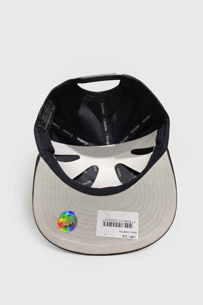 Boné Aba Reta Snapback Compton Born And Raised Preto