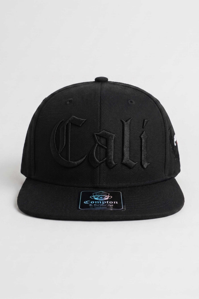 Boné Aba Reta Snapback Compton Cali - All Black
