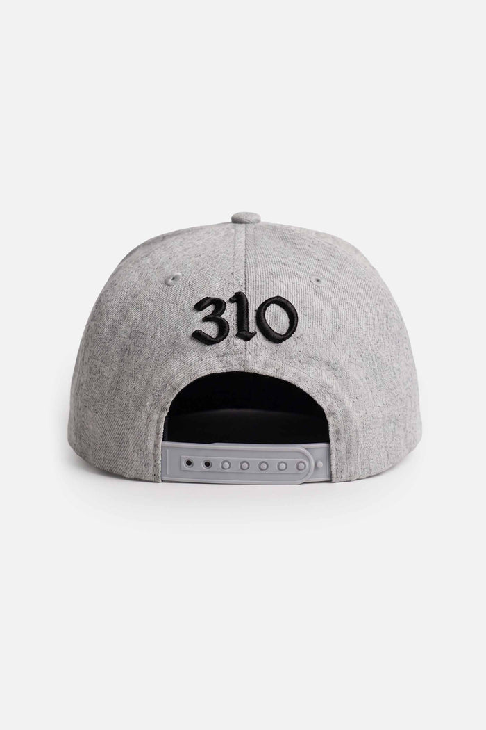 Boné Aba Reta Snapback Compton Graphite Pixo - Cinza