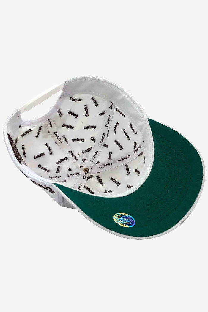 Boné Compton Aba Curva Snapback Classic Branco - COMPTON