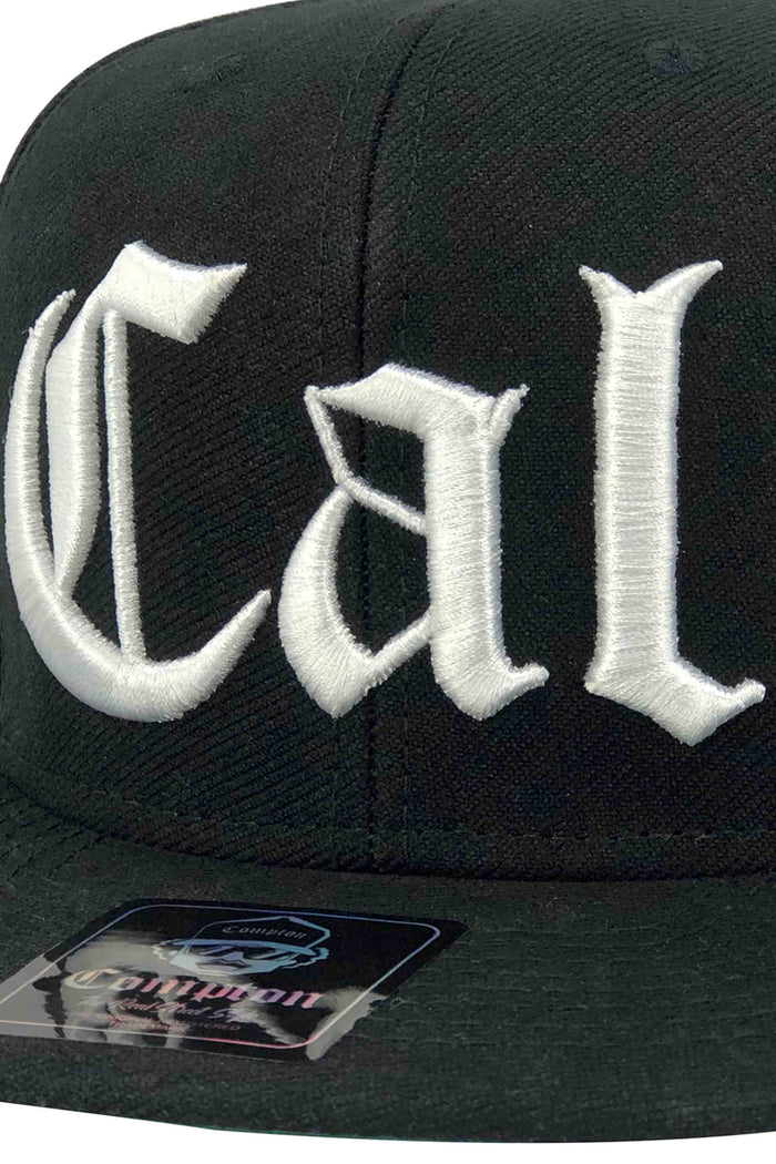 Boné Compton Aba Reta Snapback Cali Preto - COMPTON