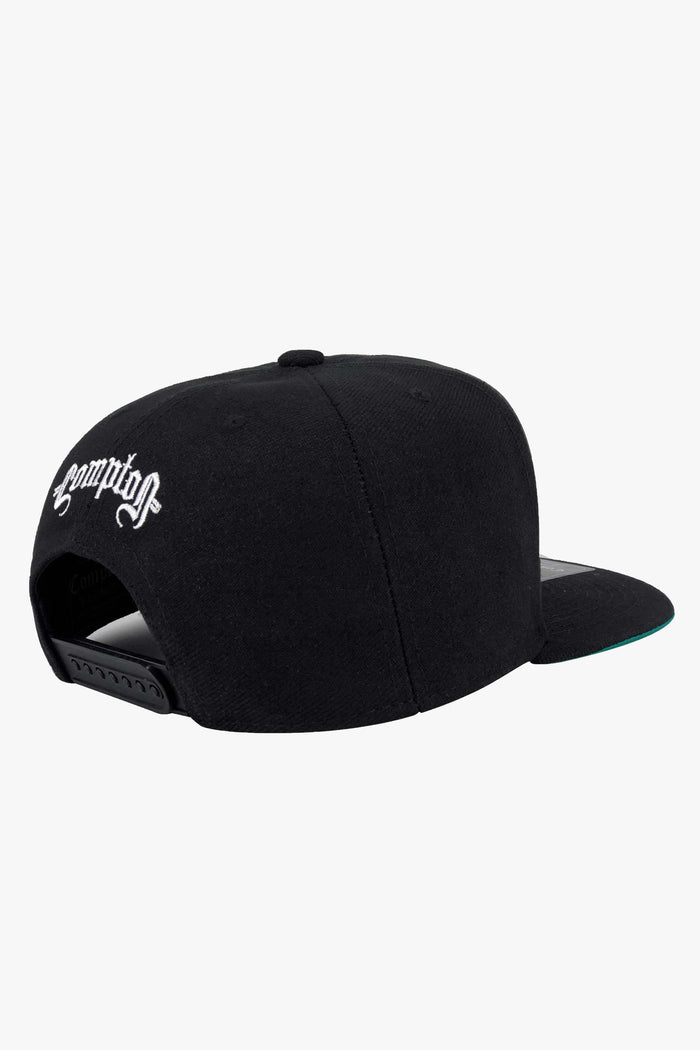 Boné Compton Aba Reta Snapback Cali Preto - COMPTON