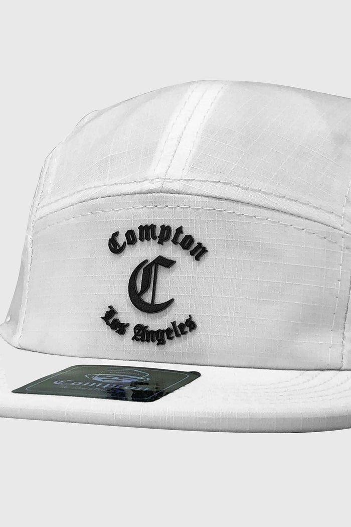 Boné Compton Five Panel Strapback Los Angeles Branco - COMPTON