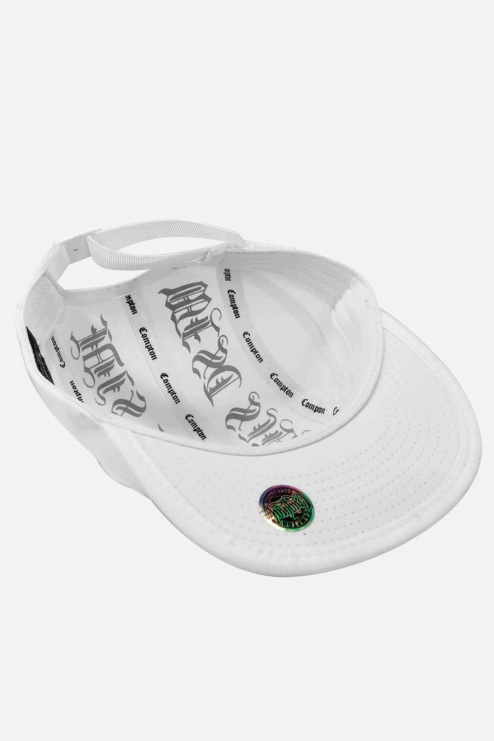 Boné Compton Five Panel Strapback West Side Branco - COMPTON