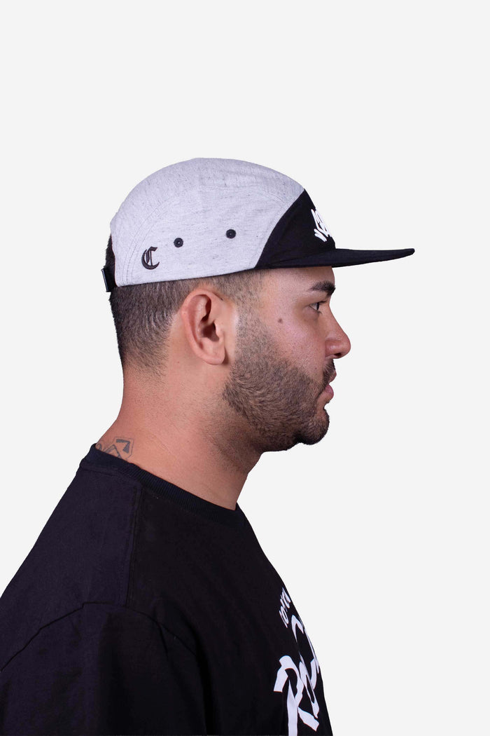 Boné Five Panel Collab Starter X Compton Clic Cinza - COMPTON