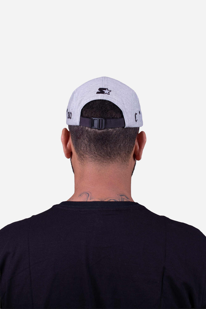 Boné Five Panel Collab Starter X Compton Clic Cinza - COMPTON