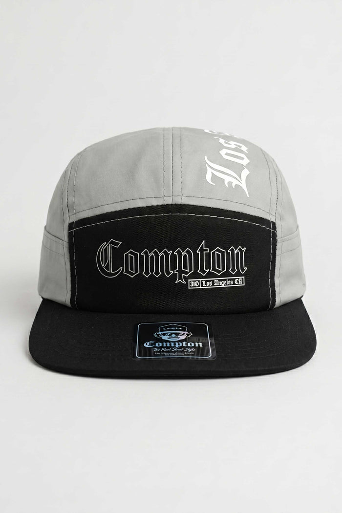 Boné Five Panel Compton Los Angeles - Cinza