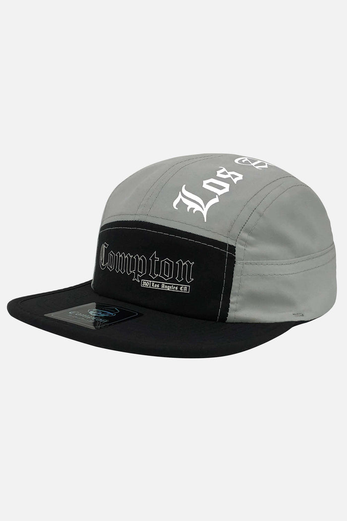 Boné Compton Five Panel Los Angeles Cinza - COMPTON