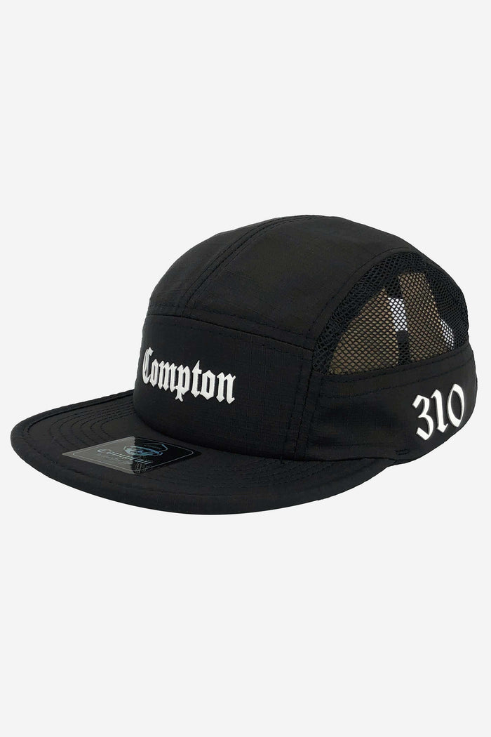 Boné Compton Five Panel Strapback Classic Preto - COMPTON