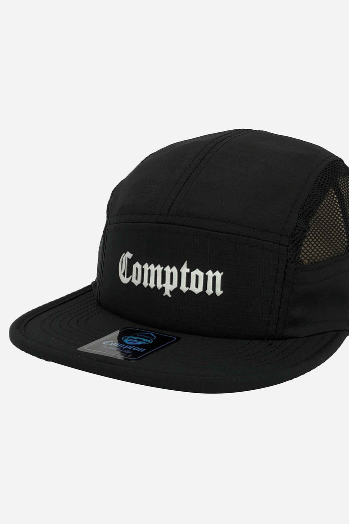 Boné Compton Five Panel Strapback Classic Preto - COMPTON