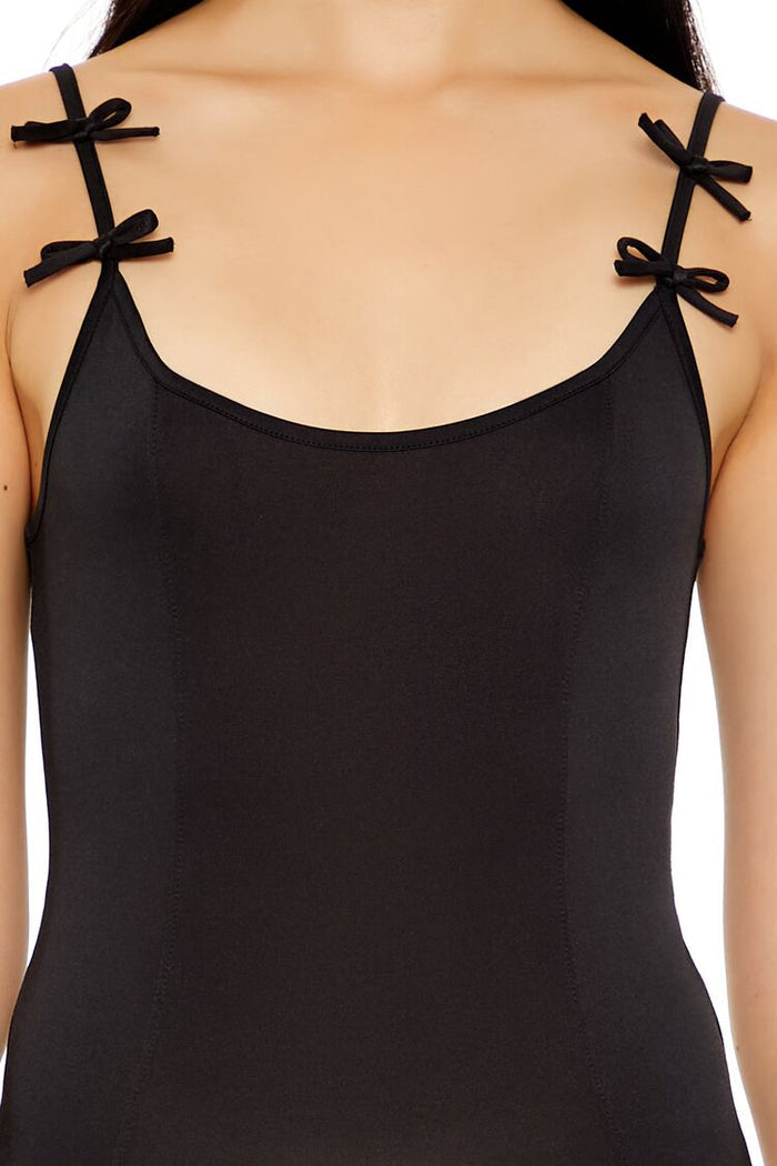 Bow Scoop Cami Bodysuit
