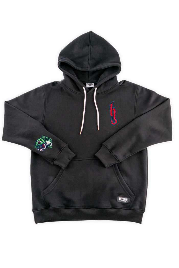 [ Brantley Gilbert x Gwinnett Stripers ] Fish Hook Live-In Hoodie - Official League