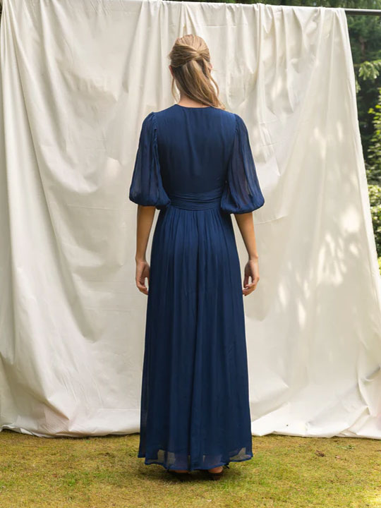 BRDR Valerie Dress Ultra Marine Blue