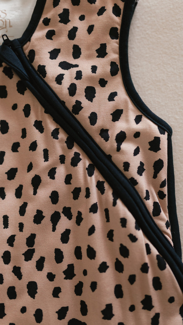 Brown Cheetah Sleep Sack 0.5
