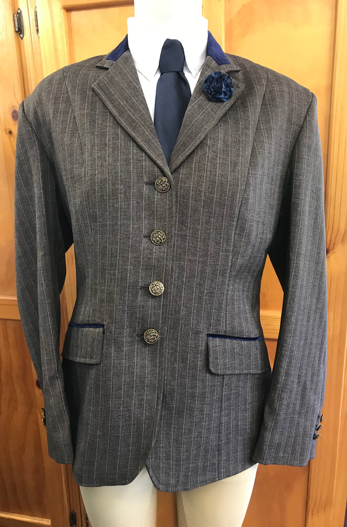 Brown with a Faint Cream Check (506) Adults Show Hunter Jacket