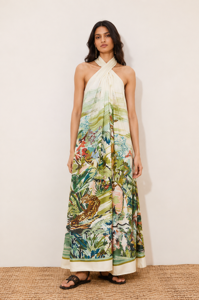 Buffa Maxi Dress - Apricot