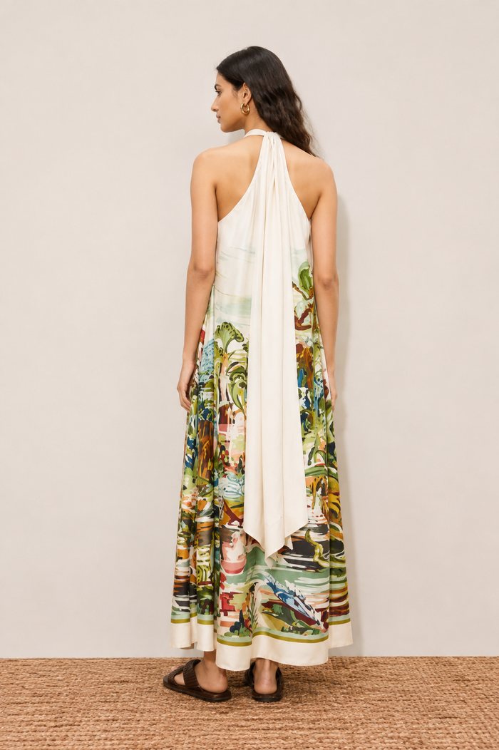 Buffa Maxi Dress - Apricot