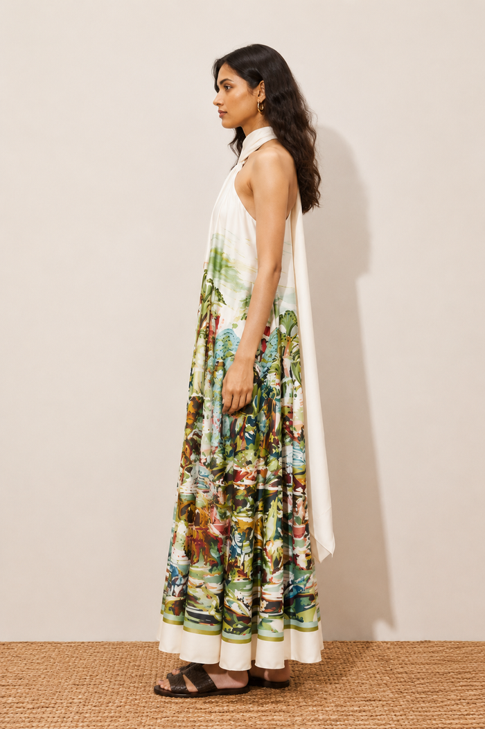 Buffa Maxi Dress - Apricot