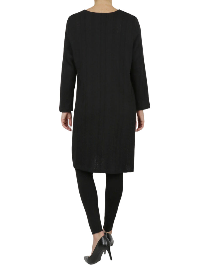 Button Front Long Tunic