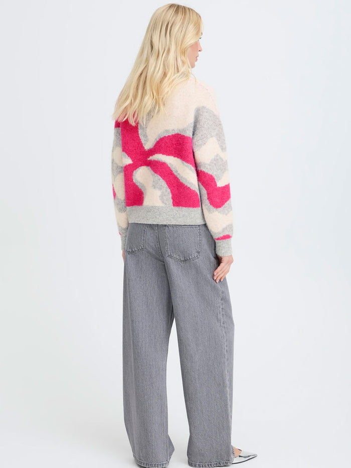ByOmea Abstract Jumper Abstract Phlox Pink