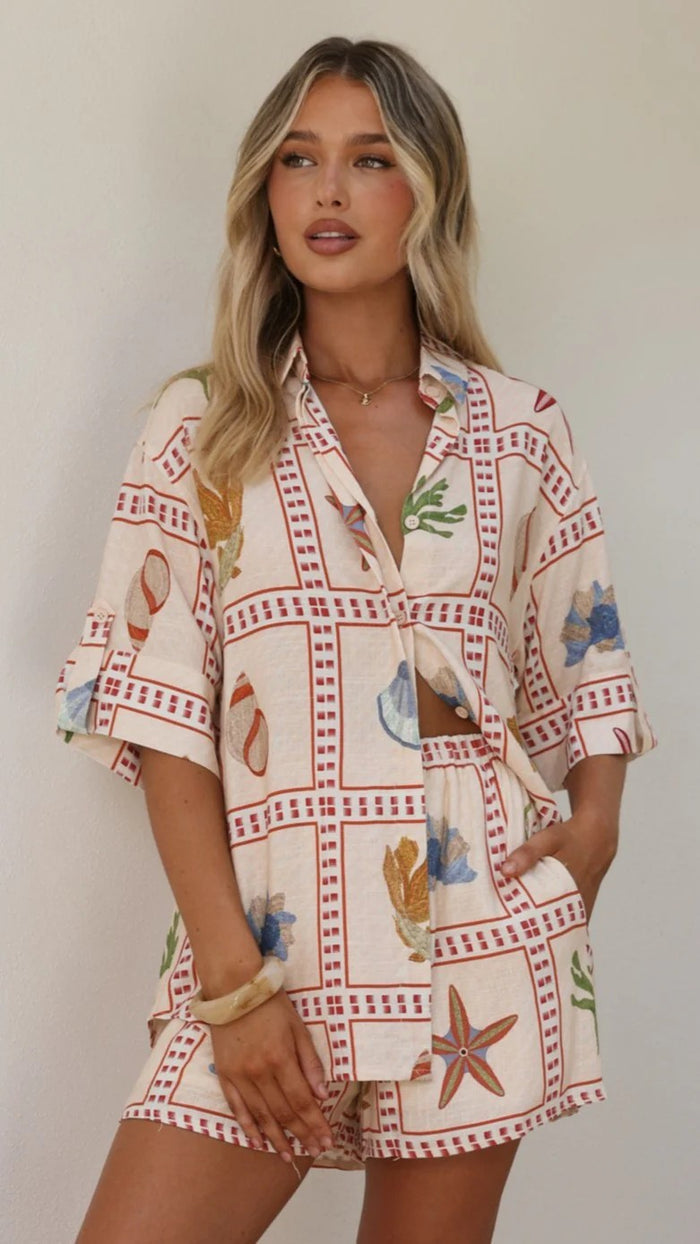 Cadey Co ord Set - Apricot