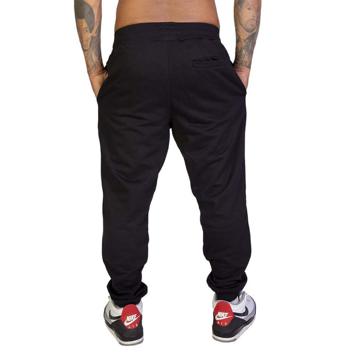 Calça Compton Moletom Logo Bordado Jogger Preto - COMPTON