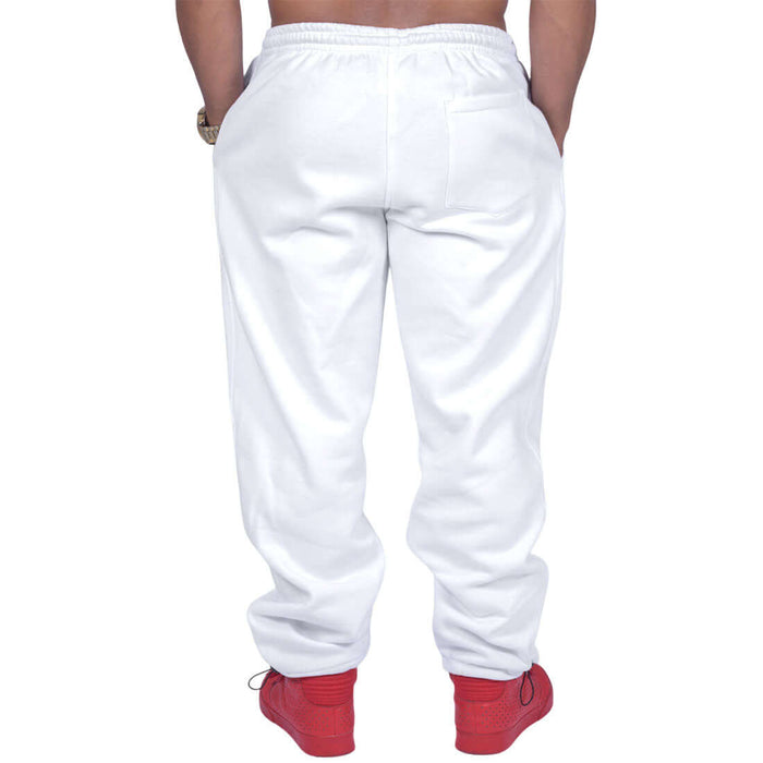 Calça Compton Moletom Script Branca - COMPTON