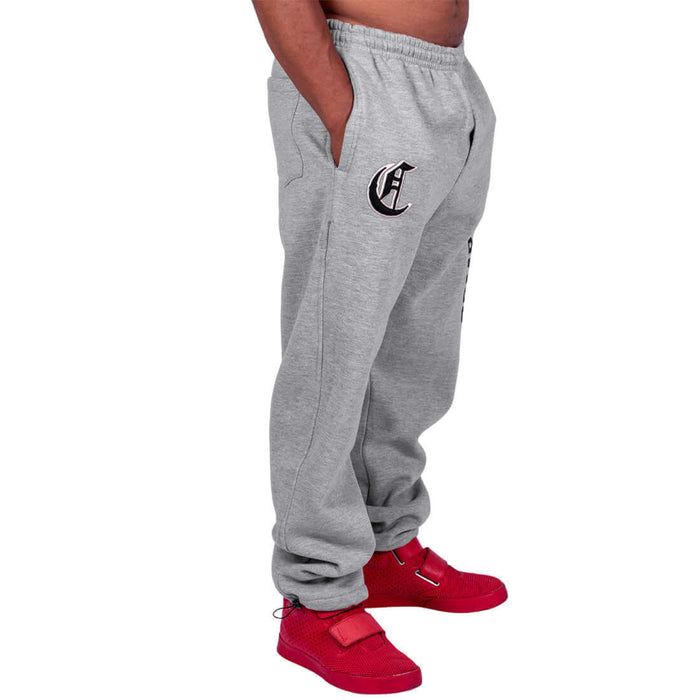 Calça Compton Moletom Script Cinza - COMPTON