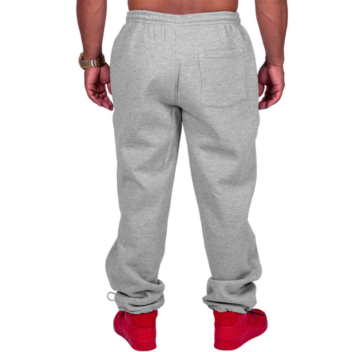 Calça Compton Moletom Script Cinza - COMPTON