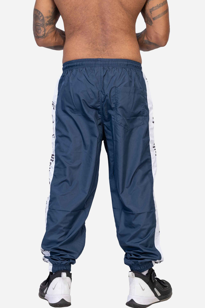 Calça Compton Tactel Faixa Azul Marinho - COMPTON
