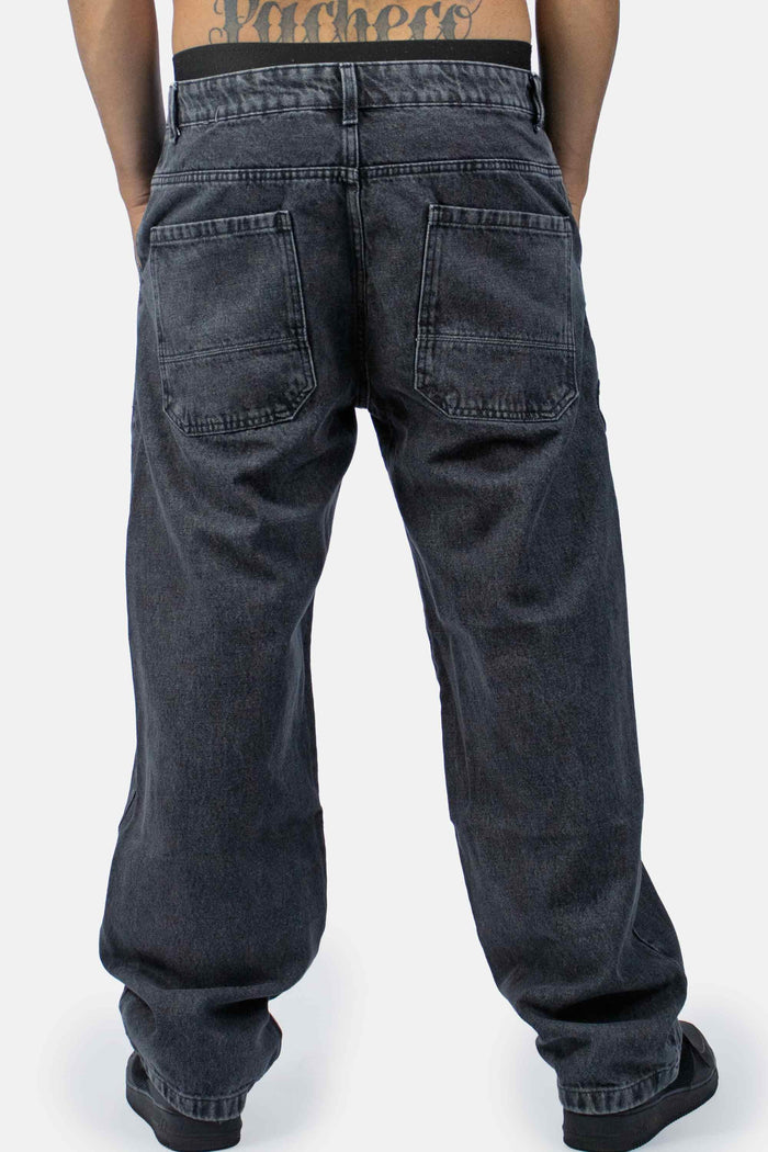 Calça Jeans Compton Balão Marmorizada - COMPTON