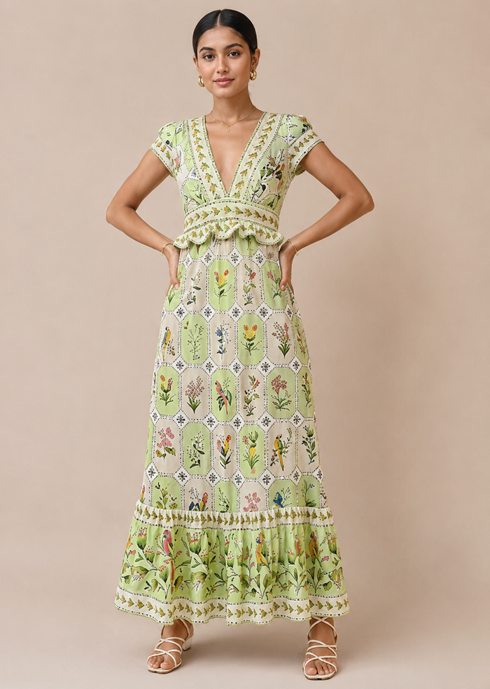 Calla Maxi Dress - Green