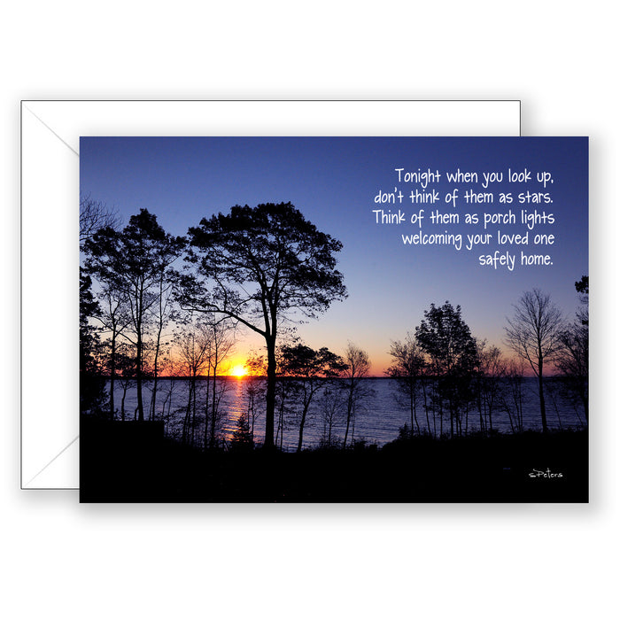 Camden Sunrise  - Sympathy Card