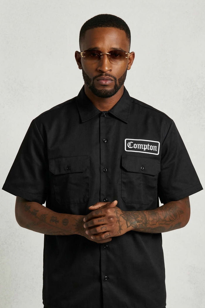Camisa Work Shirt Compton Preta