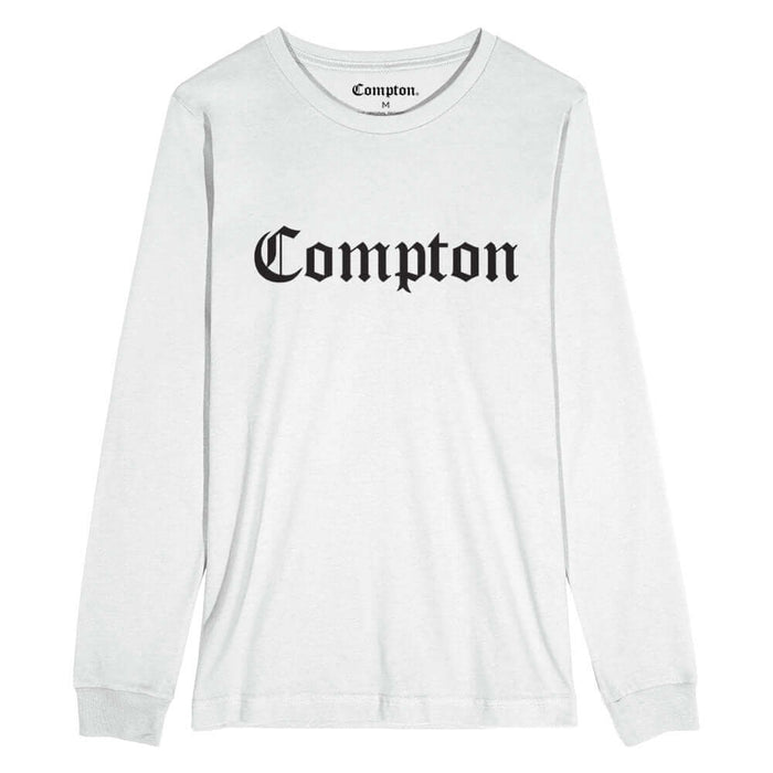 Camiseta Compton Manga Longa Classic Branca - COMPTON
