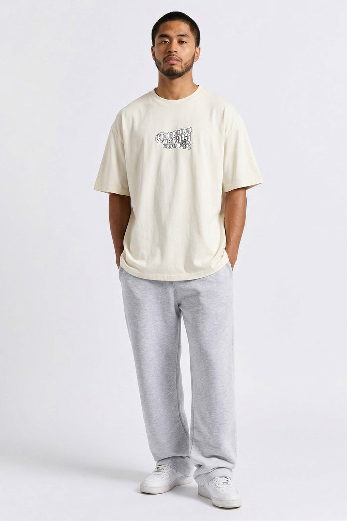 Camiseta Compton Oversized Boyz'N The Hood - Off White
