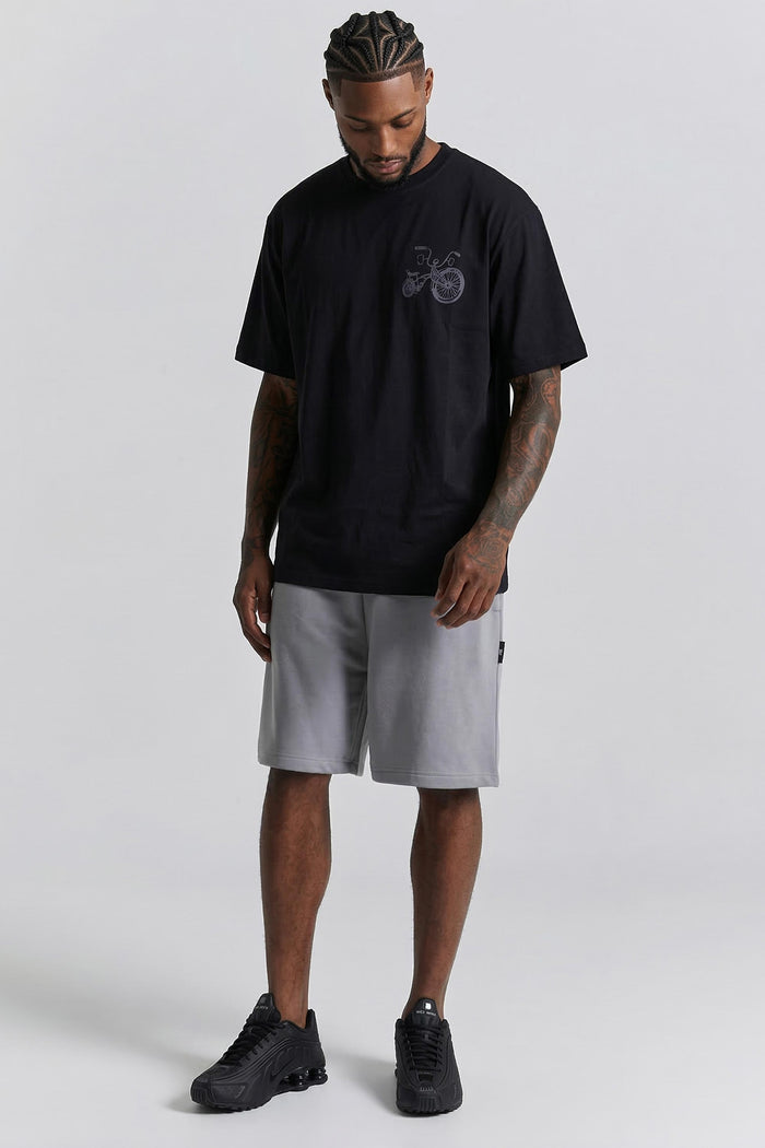Camiseta Compton Oversized Lowbike Legacy Preto